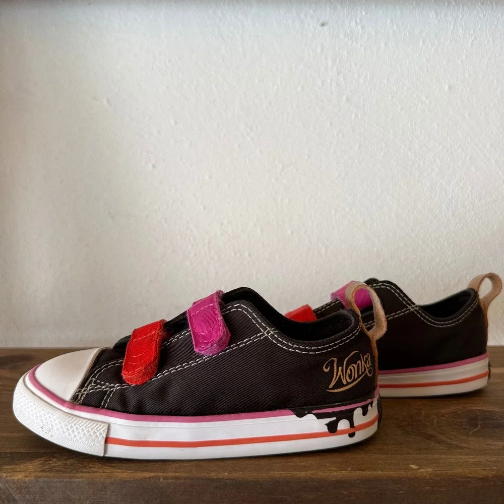 Converse Chuck Taylor All Star Easy On Low TD Willy Wonka Drip Toddler Size 9